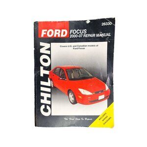 Chilton Ford Focus 2000 to 2007 Repair Manual Maintenance Guide 26330 Paperback